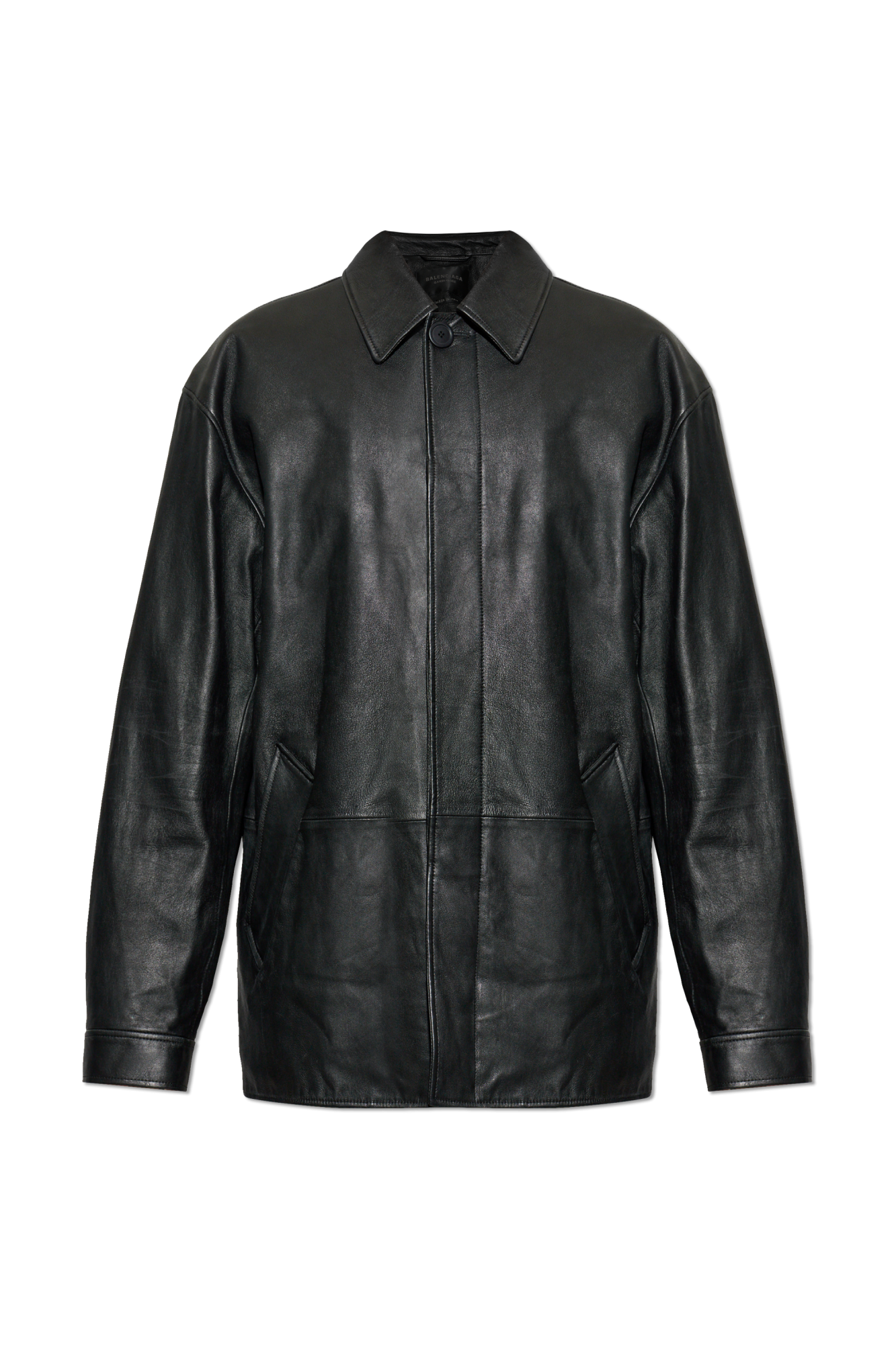 Black Leather coat Balenciaga - Vitkac Northern Ireland